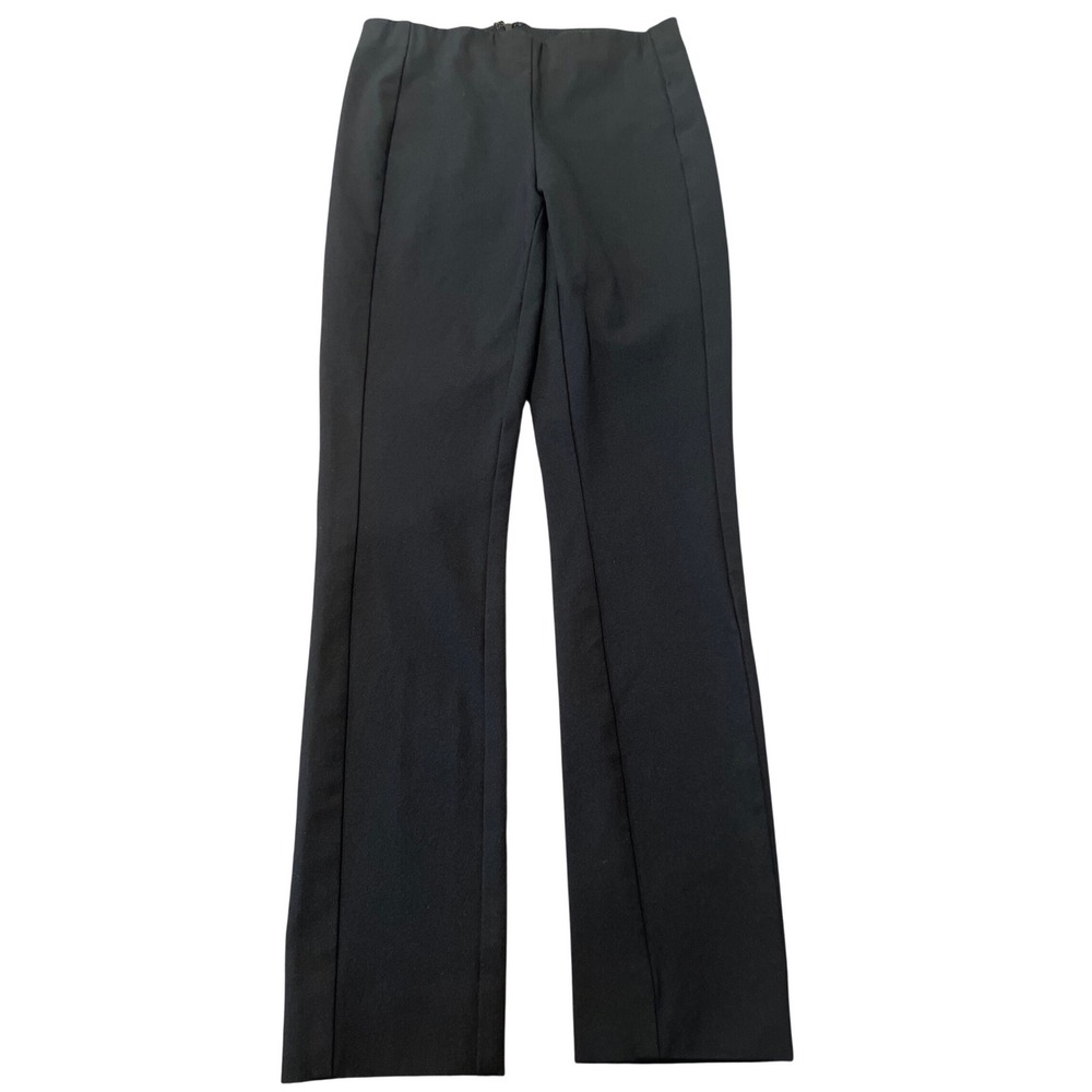 Rag & Bone Womens Straight Slim Fit Trouser Pants Black Minimalist Workwear 0